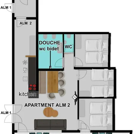 Alm Zellamsee Апартаменты *